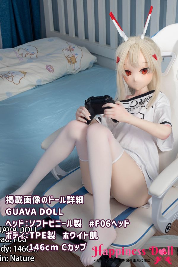 GUAVA DOLL 146cm F06ヘッド Cカップ アニメ ソフトビニール製ヘッド+TPE製ボディ ラブドール ダッチワイフ 安い
